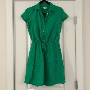 Green Eyelet Dress from J. Crew